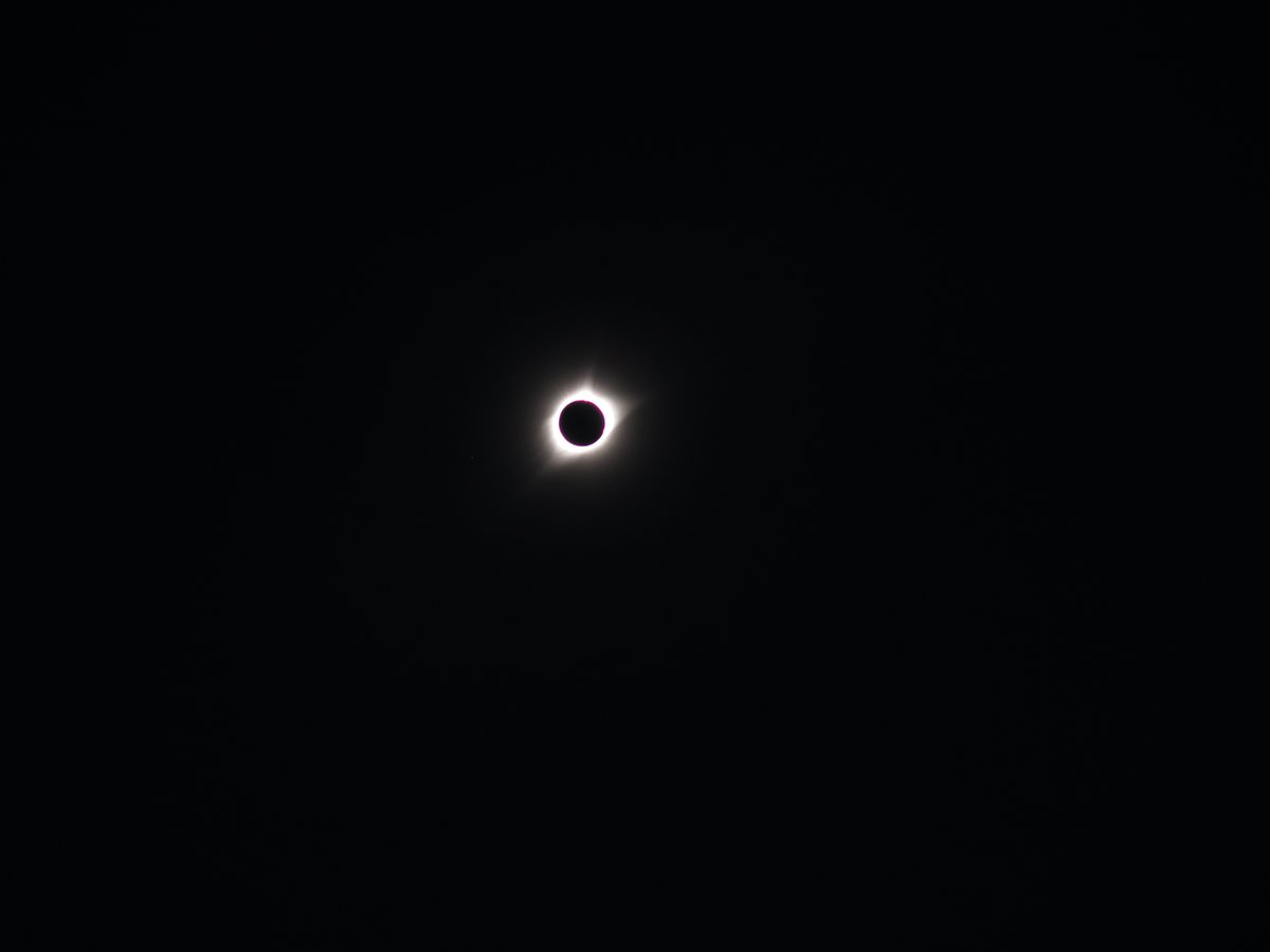 Total solar eclipse photographed in 2017